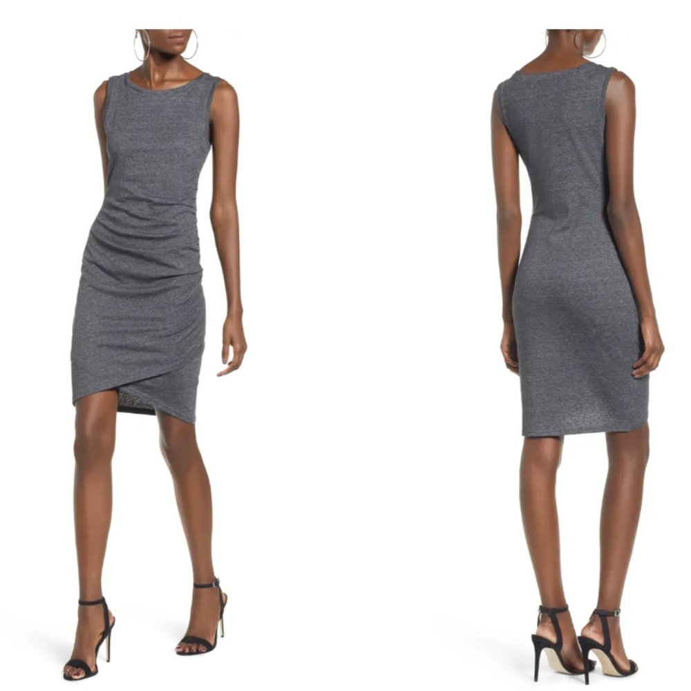 Ruched Body-Con Dress